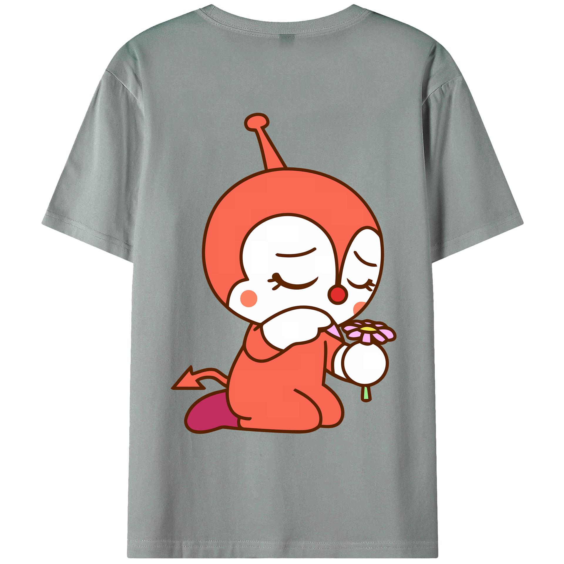 （画像用） アンパンマン Anpanman 綿100％ メンズ半袖Tシャツ（バックプリント） 通気性